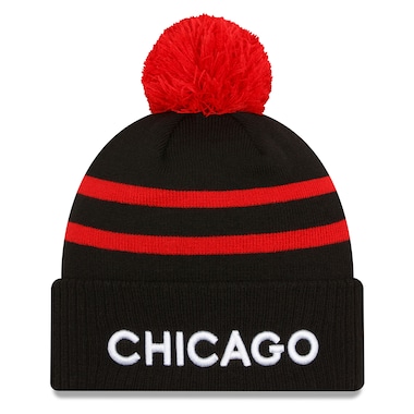  New Era  Black  2023/24 City Edition Cuffed Pom Knit Hat