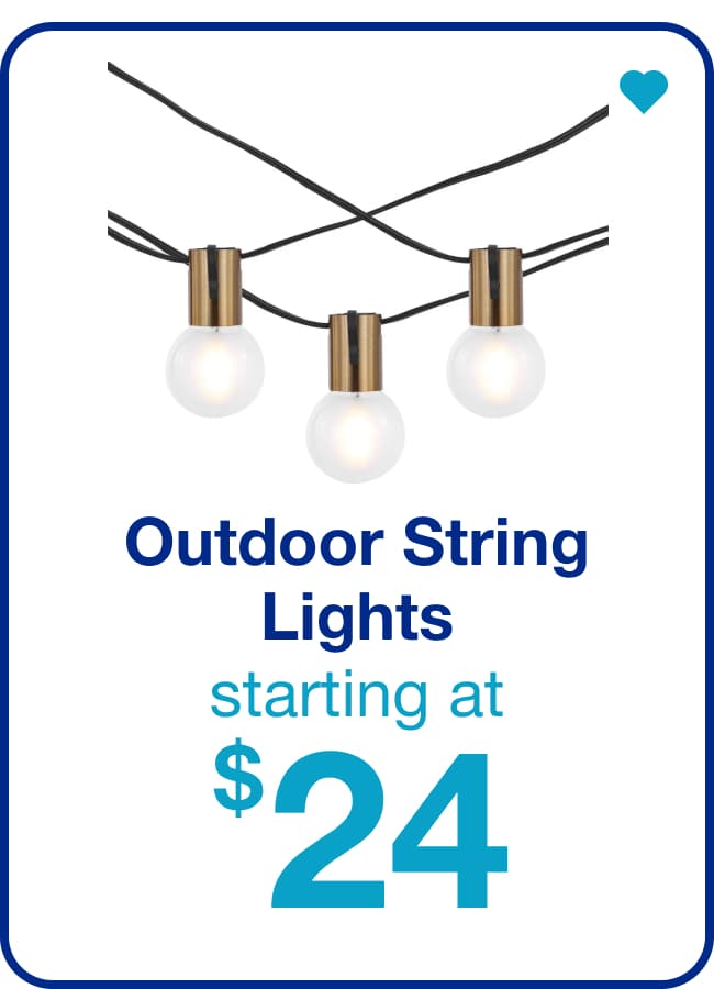 Outdoor String Lights â€” Shop Now!