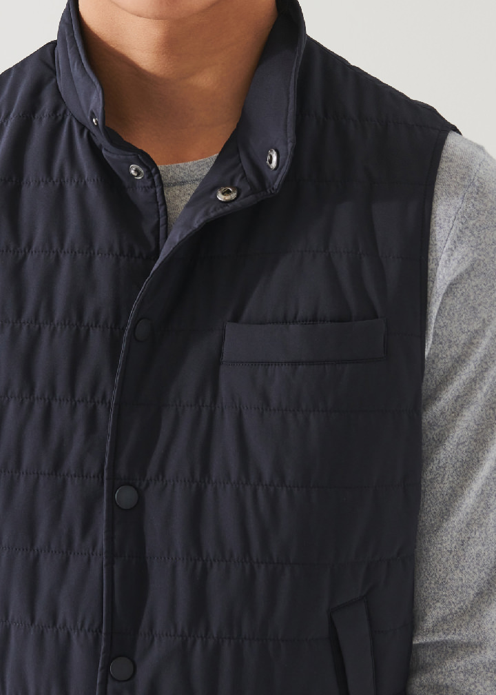 ITALIAN NYLON QUILTED VEST