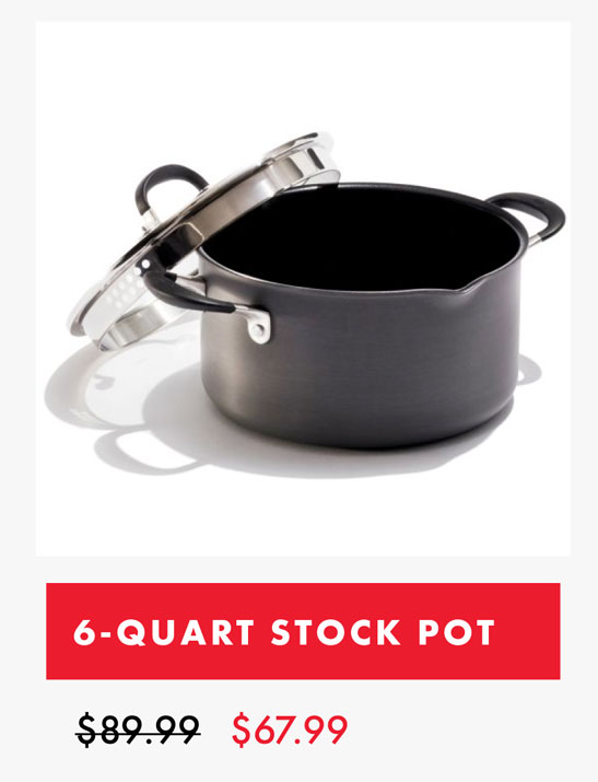 Non-Stick 6-Quart Stock Pot with Lid