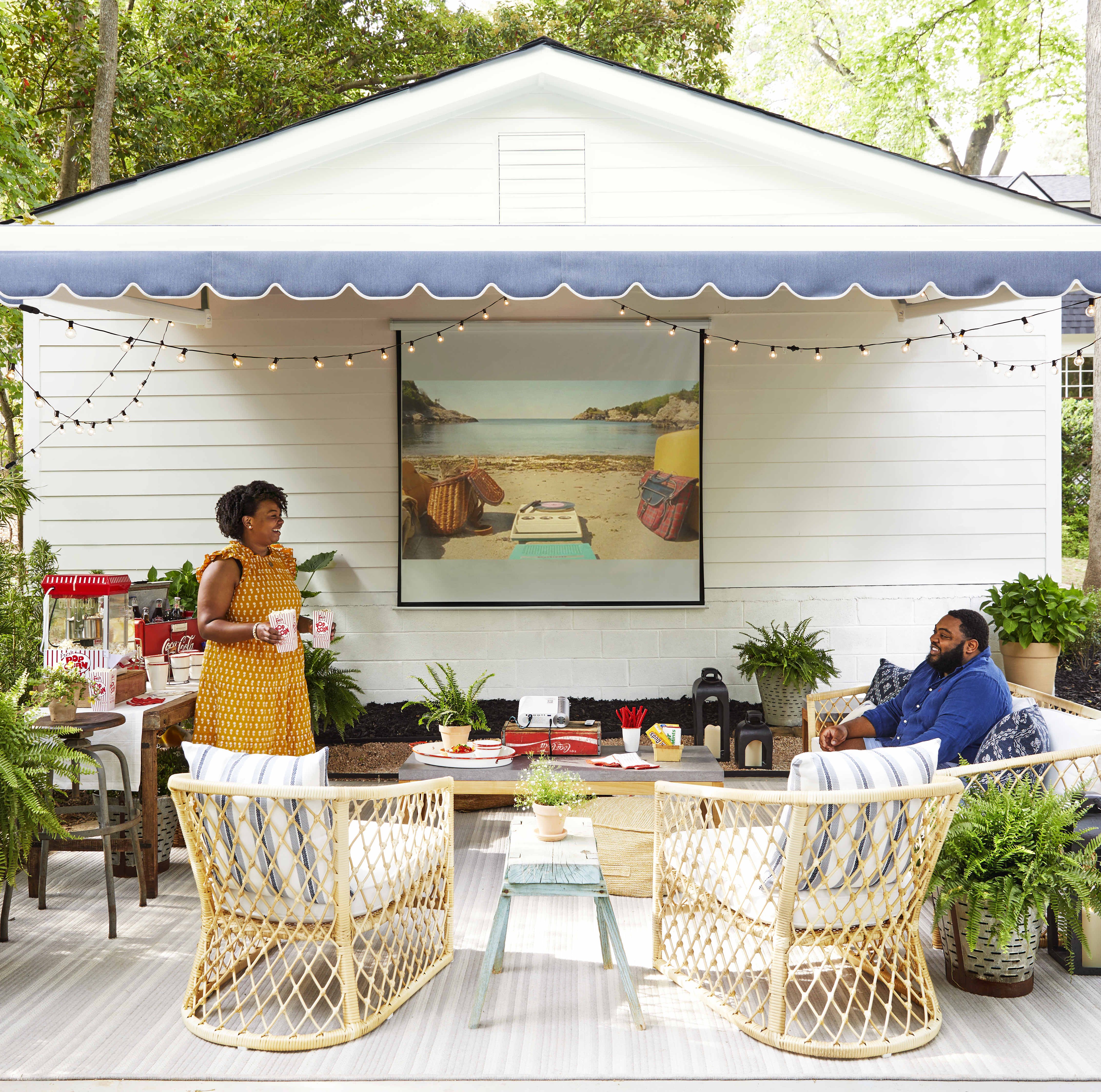 A DIY-Loving Couple Takes Their Backyard from Overgrown to Dreamy