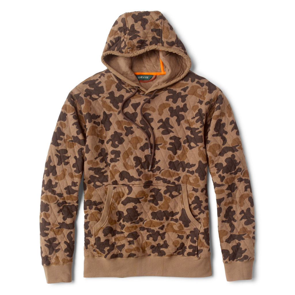 Men's Outdoor Quilted Hooded Sweatshirt