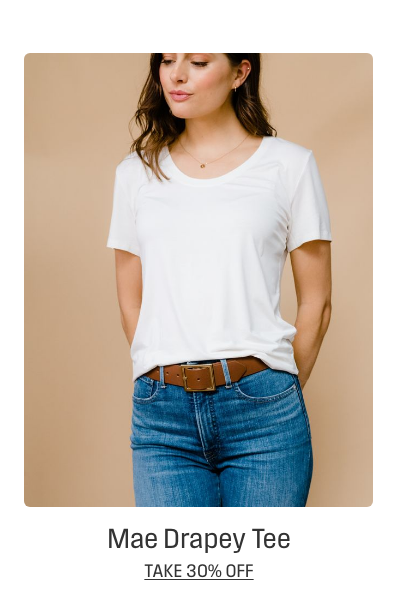 Shop the Mae Drapey Tee