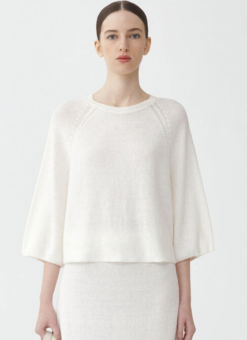 Image of Sequinned Cape Sweater