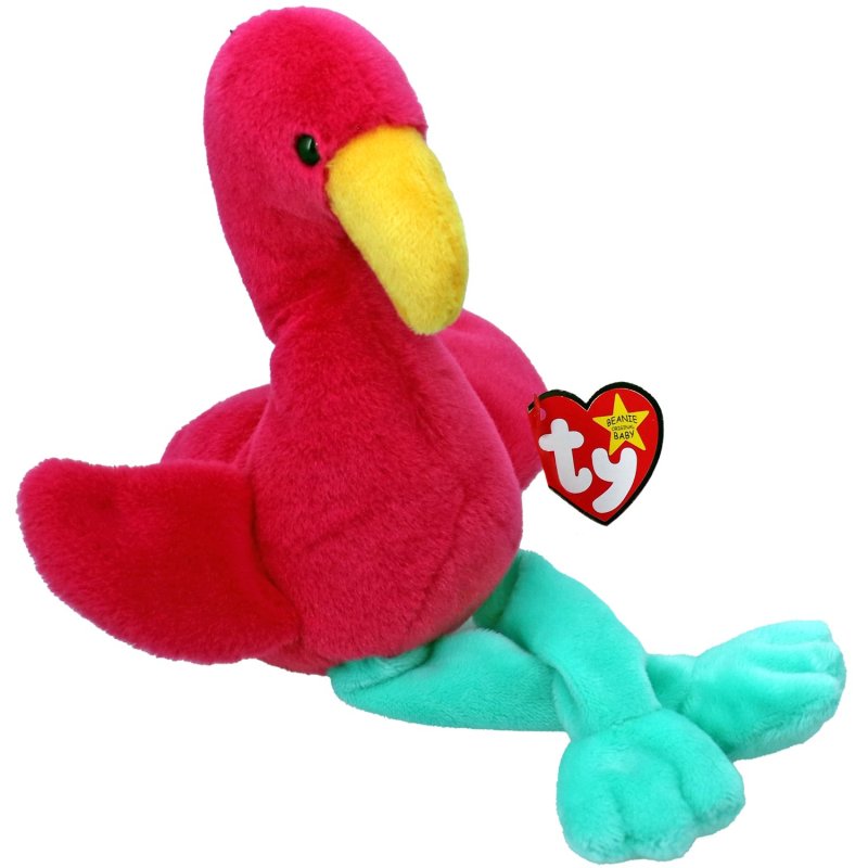 Ty Beanie Babies Fraya the Flamingo 30th Anniversary Plush Toy