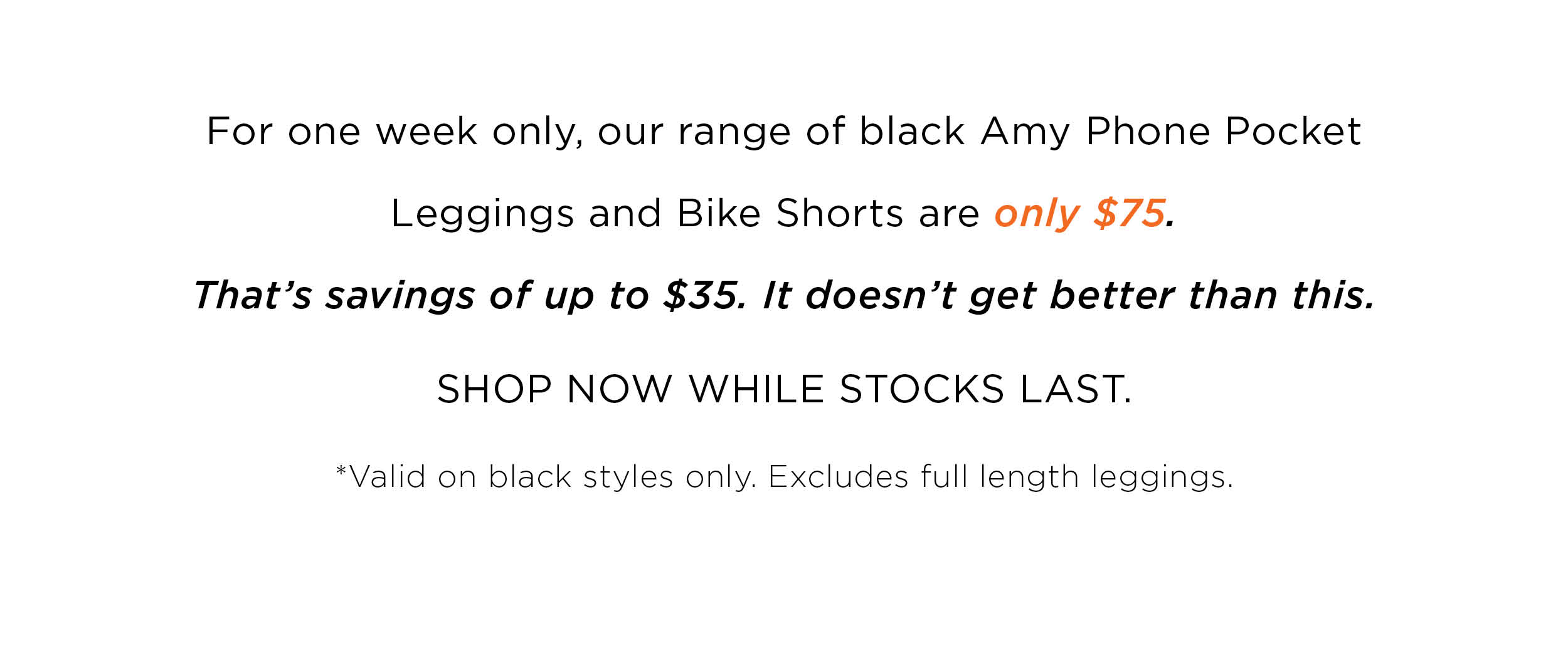 $75 Amy Promo