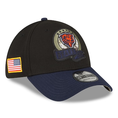  New Era Black/Navy  2022 Salute To Service 39THIRTY Flex Hat