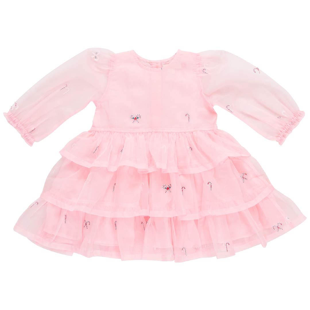 Image of Girls Organza Fleur Dress - Cotton Candy Lane