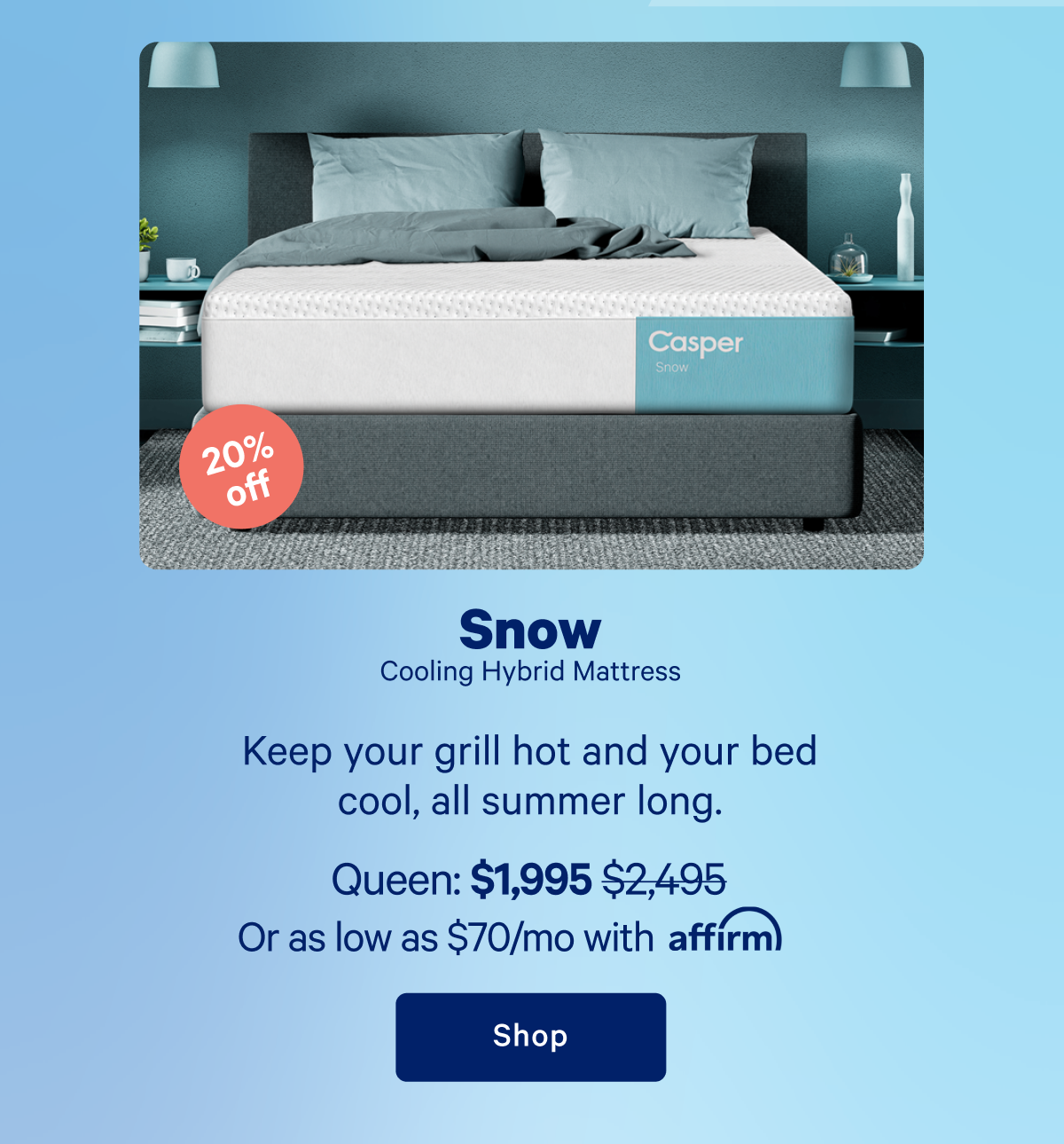 Snow Cooling Hybrid Mattress >> Shop >>