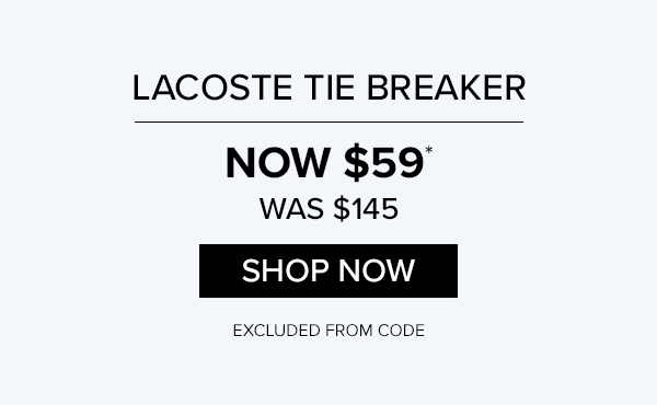 SHOP LACOSTE TIE BREAKER