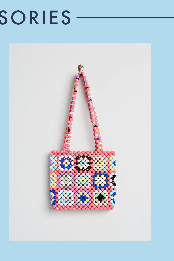 How're My Flowers? Beaded Handbag