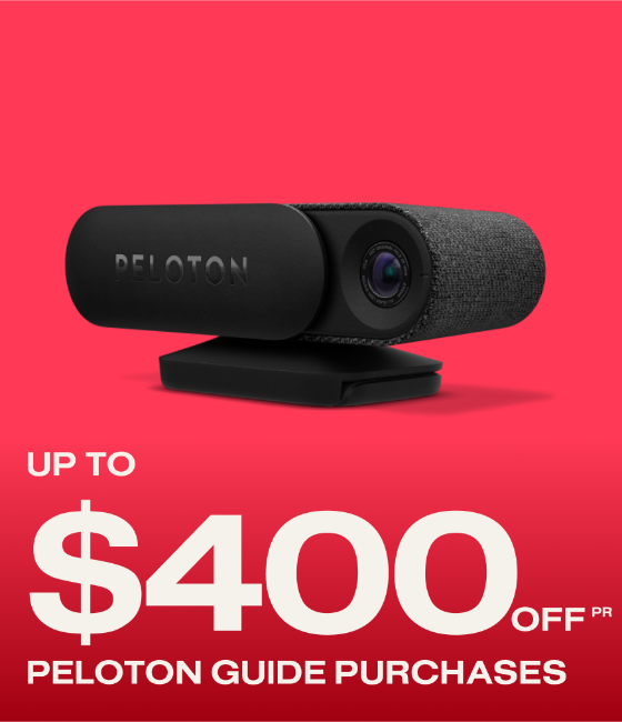 Up to $400 off Peloton Guide purchases