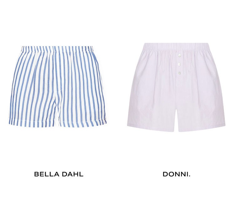 8. Boxer Shorts. Tomboy chic is the new off-duty. Row of Product.