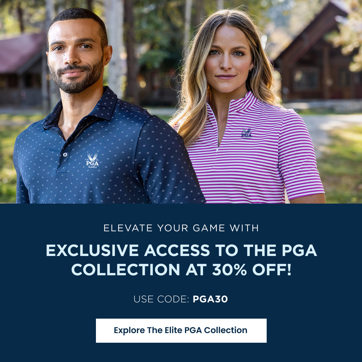 Elevate Your Game with Exclusive Access to the PGA Collection at 30% Off!