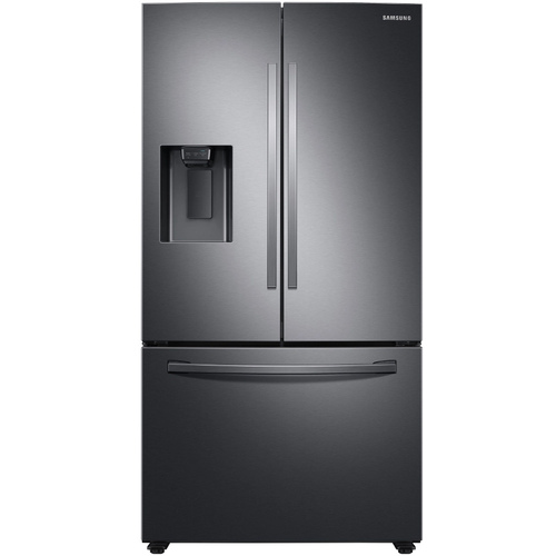 Samsung 27 Cu. Ft French Door Refrigerator in Black Stainless with External Water & Ice Dispenser