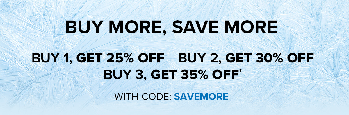 UP TO 35% OFF WITH CODE SAVEMORE