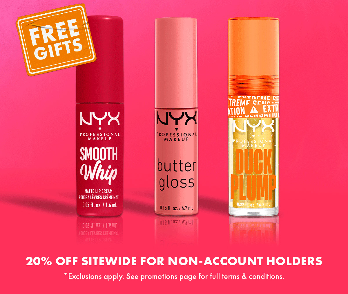 3 free mini lip trio with purchase[