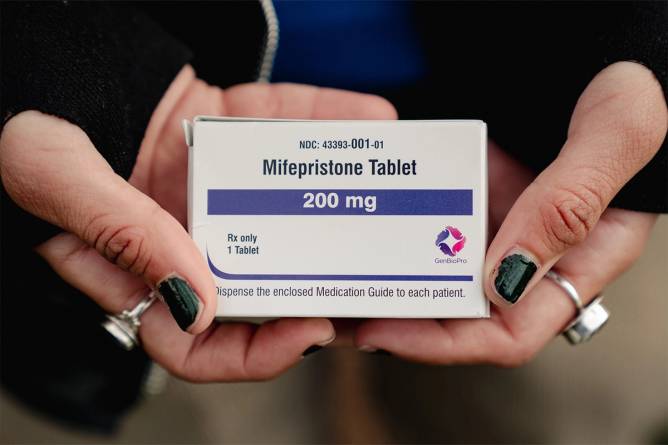 a box of mifepristone