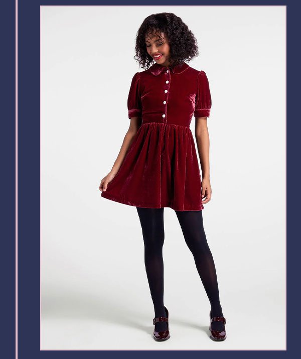 Such A Stunner Velvet Shirt Dress