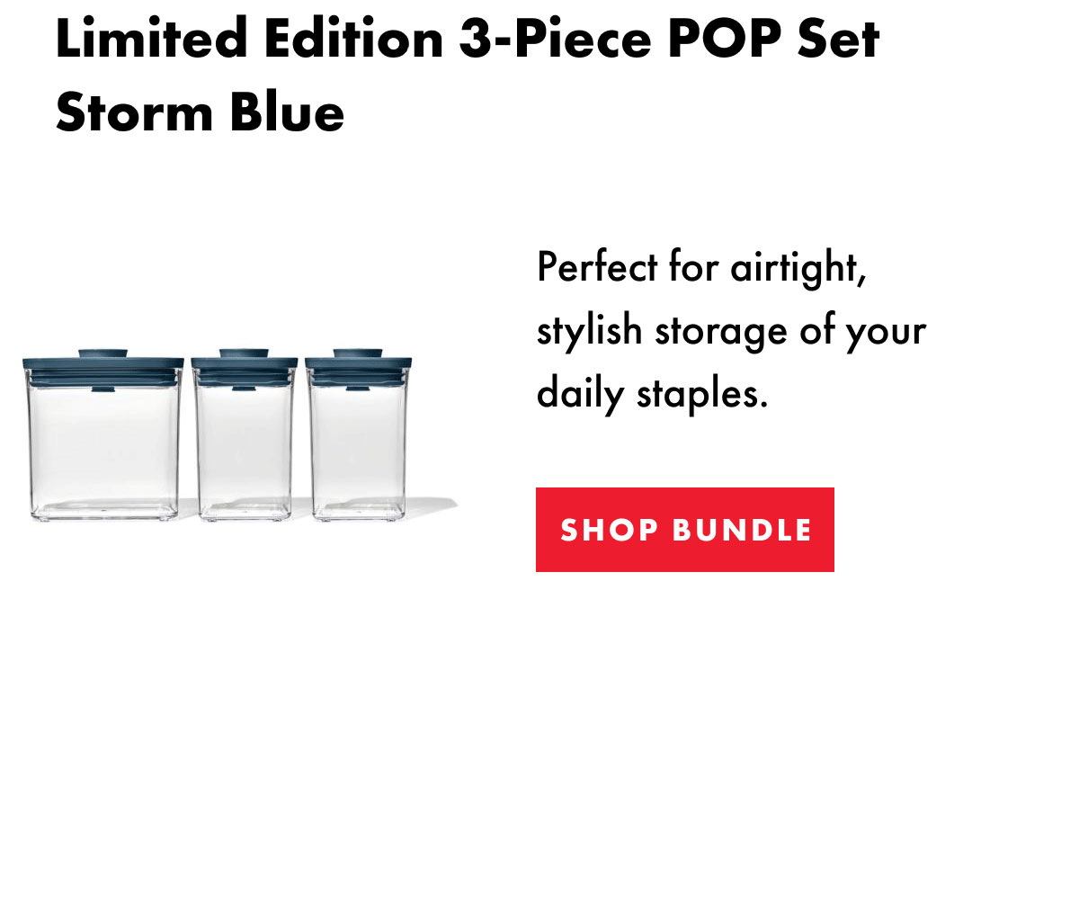 3 Piece POP Container Everyday Set - Storm Blue | Shop Bundle