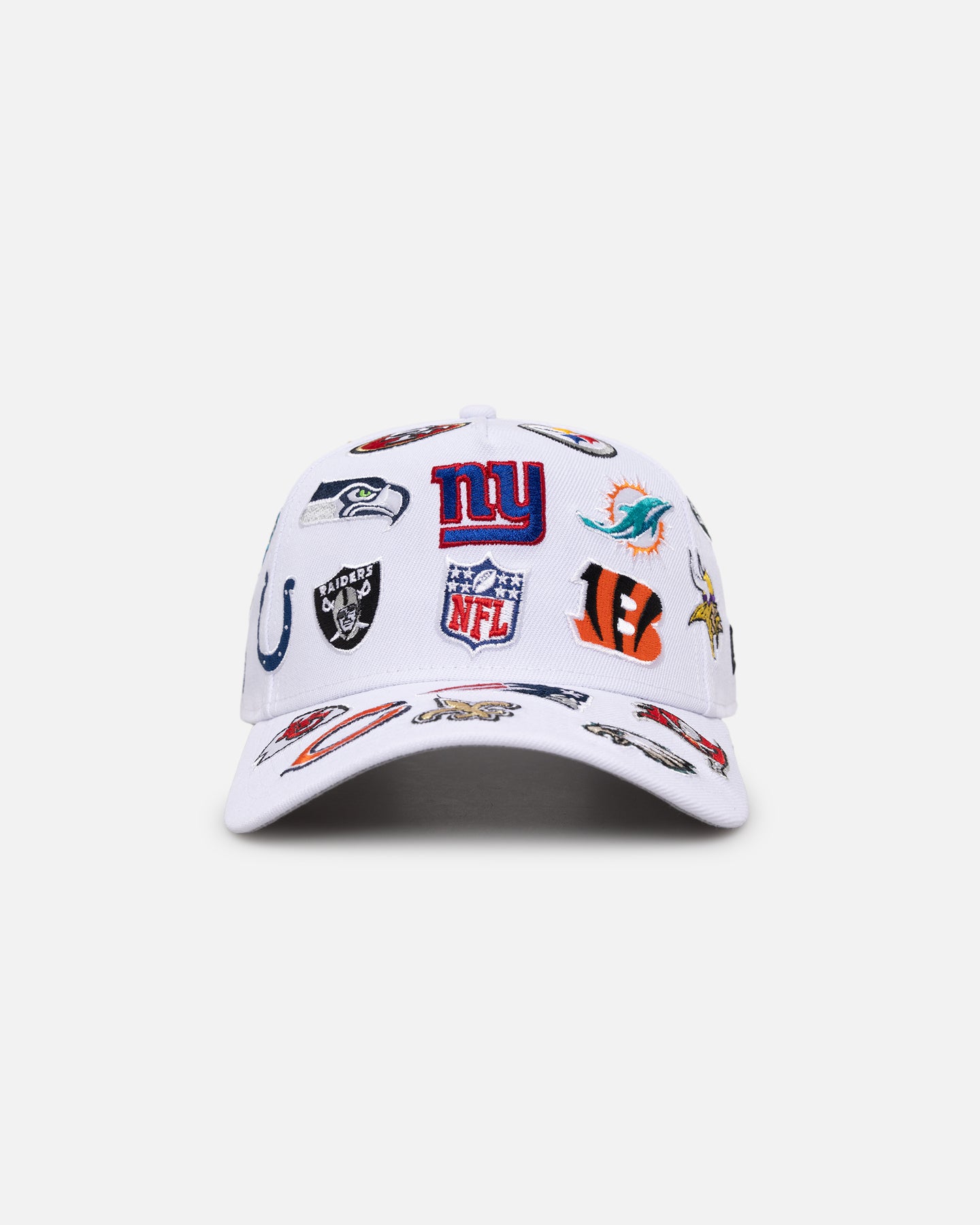 Image of New Era NFL All Over 9FORTY A-Frame Snapback White