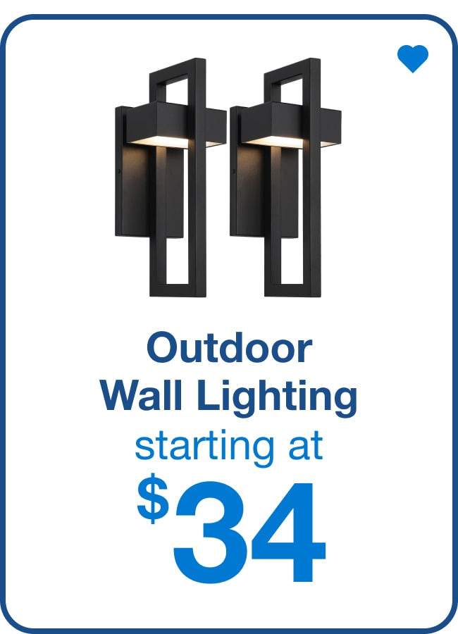 Outdoor Wall Lighting â€” Shop Now