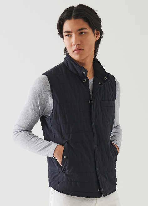 ITALIAN NYLON QUILTED VEST