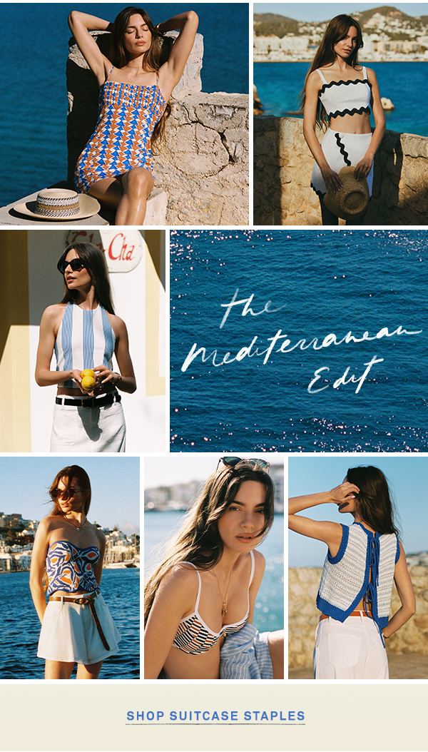 the mediterranean edit. shop suitcase staples.