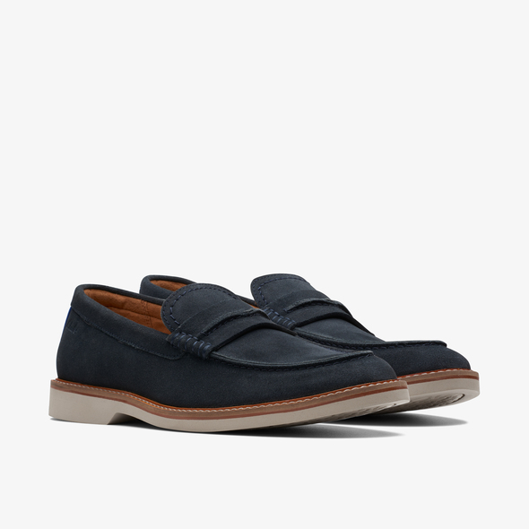 Atticus LT Slip Navy Suede