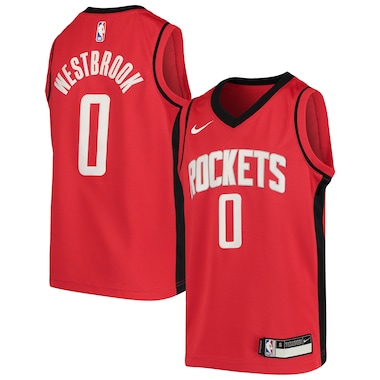 Youth Nike Russell Westbrook Red  Swingman Jersey - Icon Edition