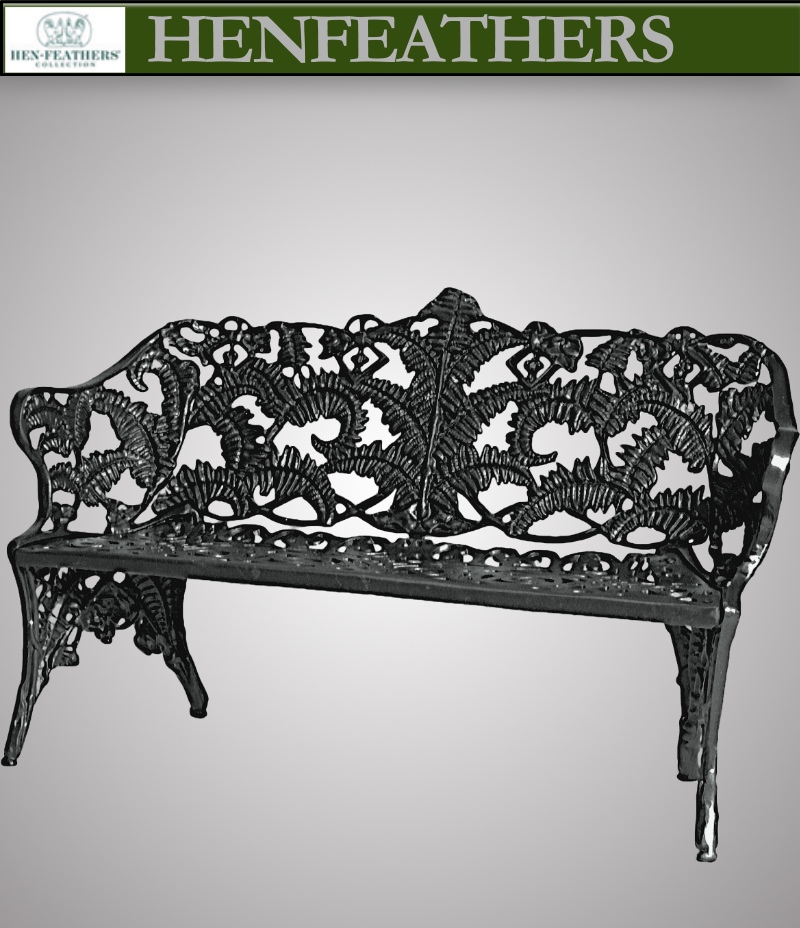 Vintage Fern Bench