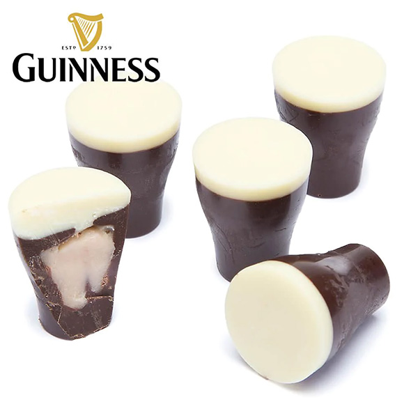 127981- Guinness Beer Dark and White Chocolate Mini Pints: 7-Piece Pack