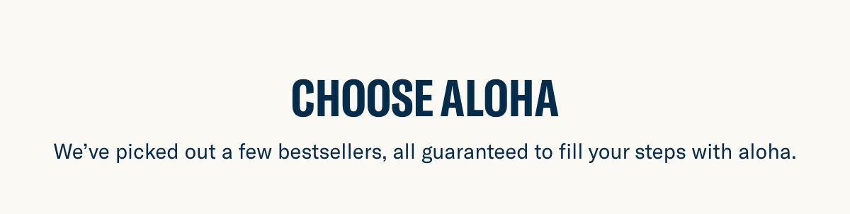 Choose Aloha