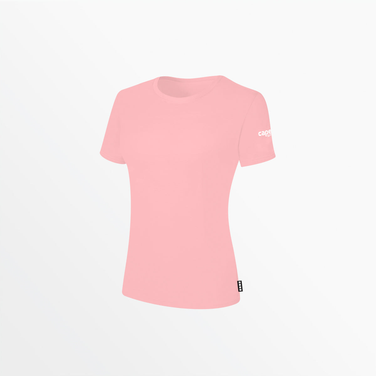 Image of WOMEN'S BASICS TEE WITH SLEEVE LOGO