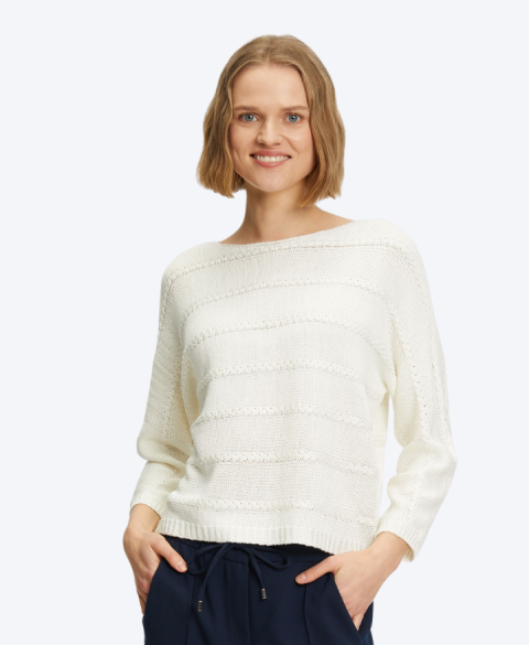 Horizontal Cable Knit Sweater