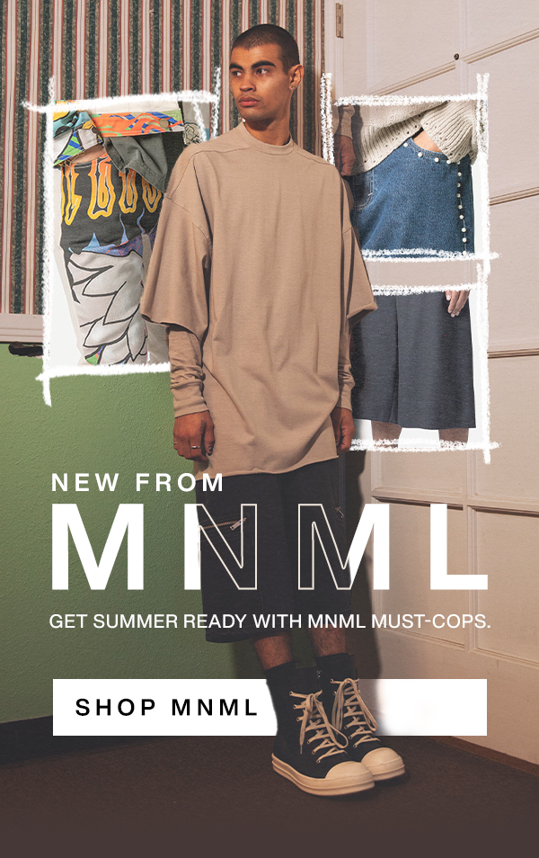 New from MNML. Shop now.