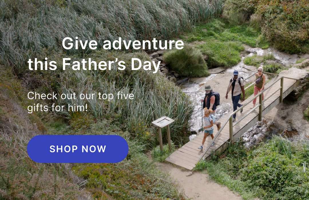 Give adventure this Father's Day. Check out our top five gifts for him! Shop Now.