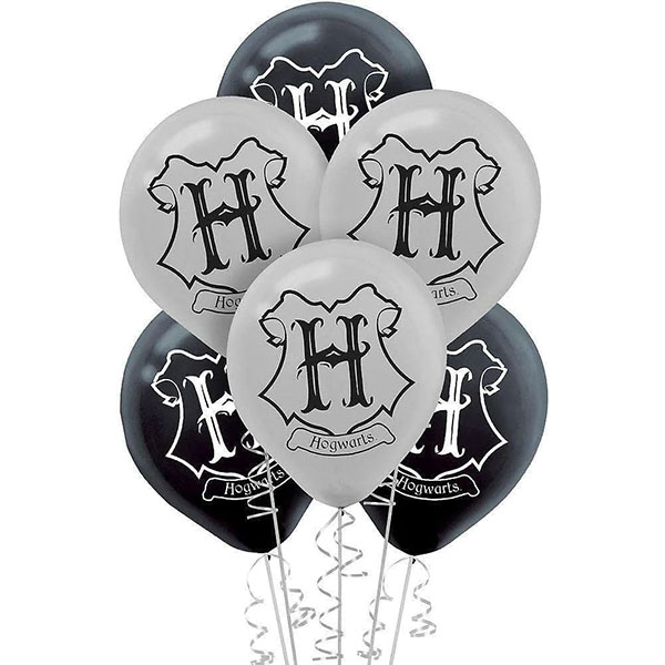 134594 - Harry Potter Hogwarts 12-inch Balloons: 6 Piece Pack