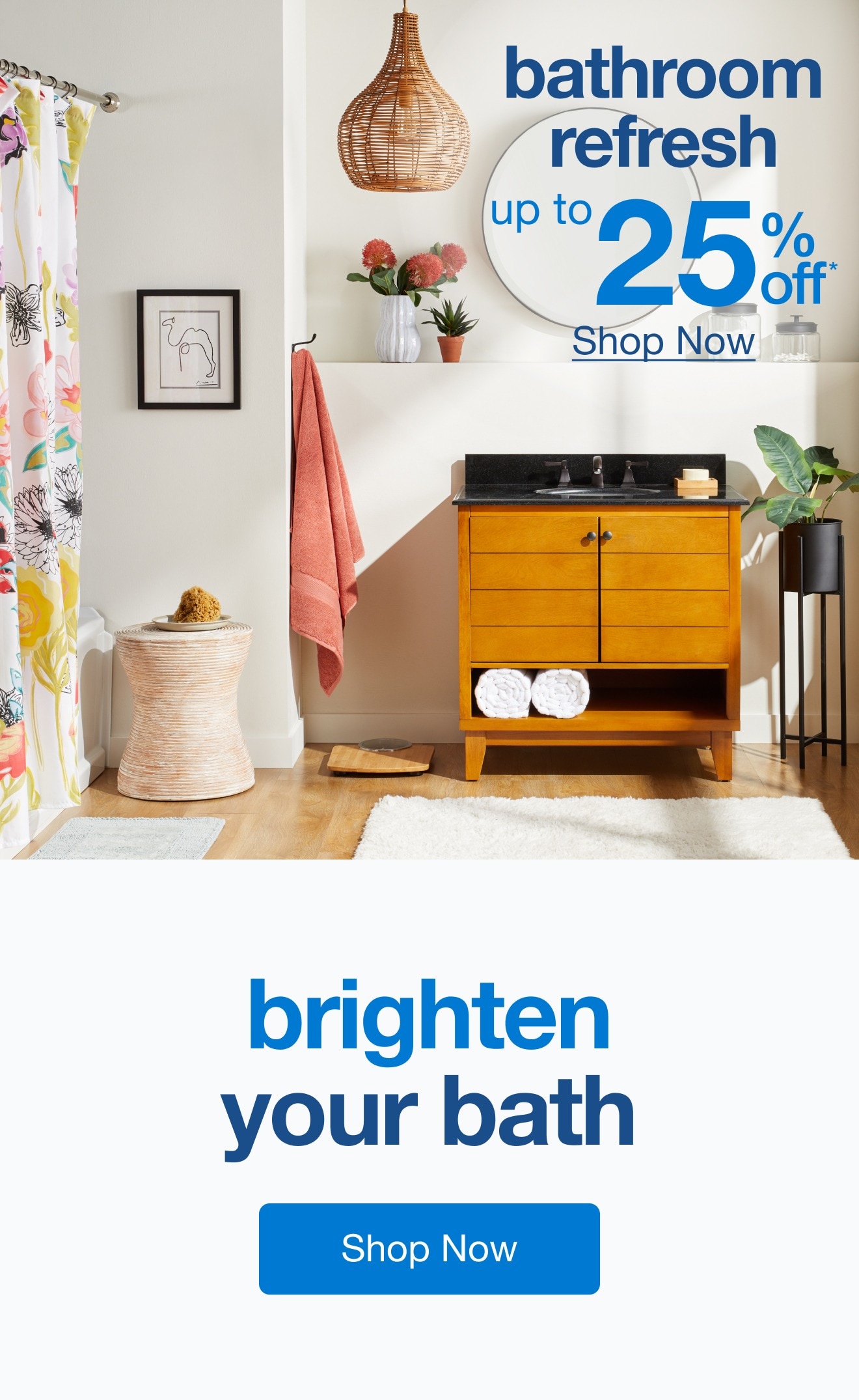 Bathroom Refresh Up to 25% Off â€” Shop Now!