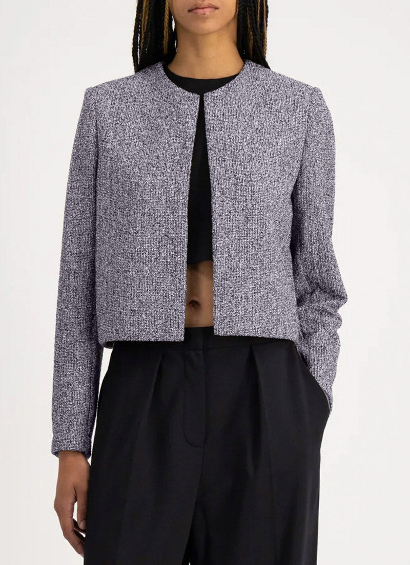 Image of Collarless Jacket