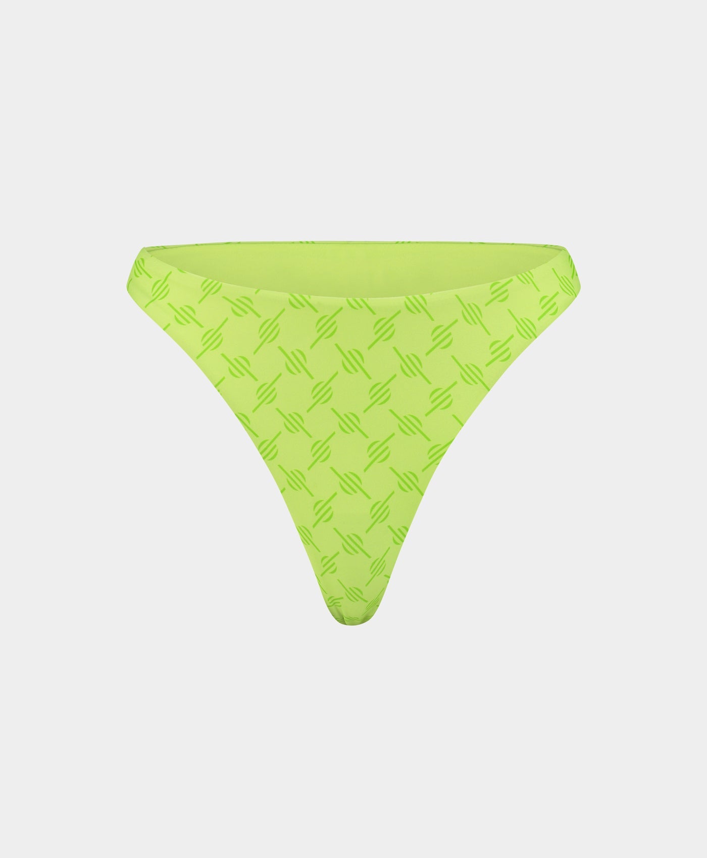 Image of Daiquiri Green Zazi Monogram Bikini Bottom