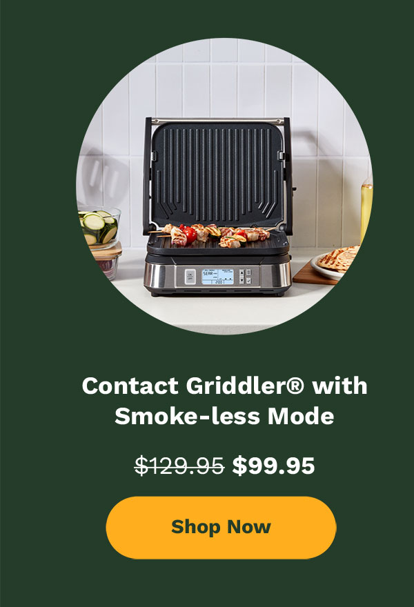 Contact Griddler® with Smoke-less Mode