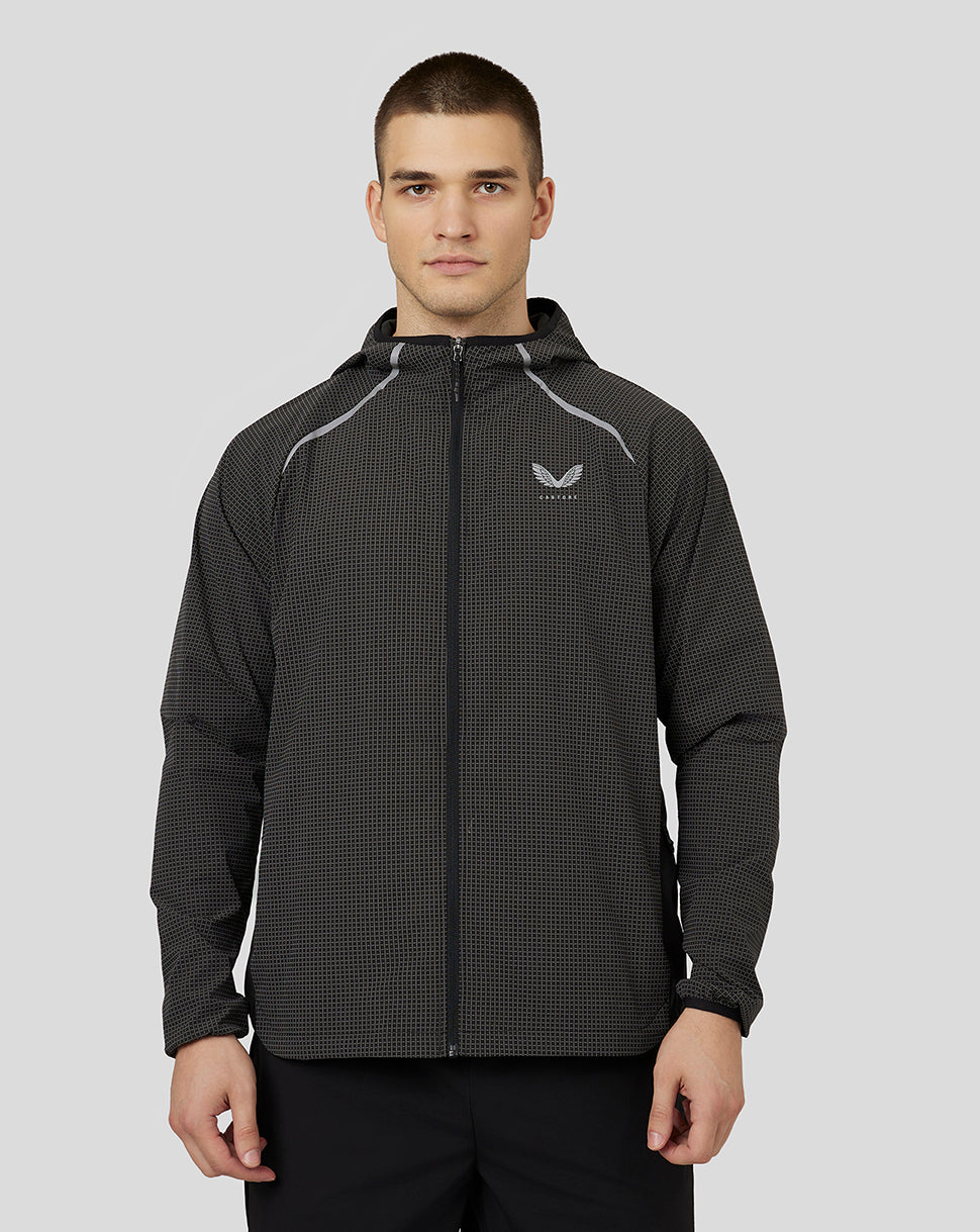 Image of Men’s Light Reflective Training Jacket - Reflective Black