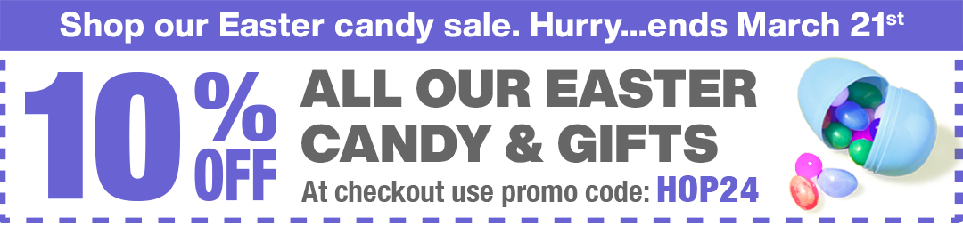 10% Off All Easter Candy