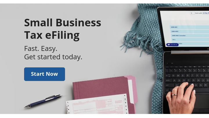 Small Business Tax eFiling - Start Now