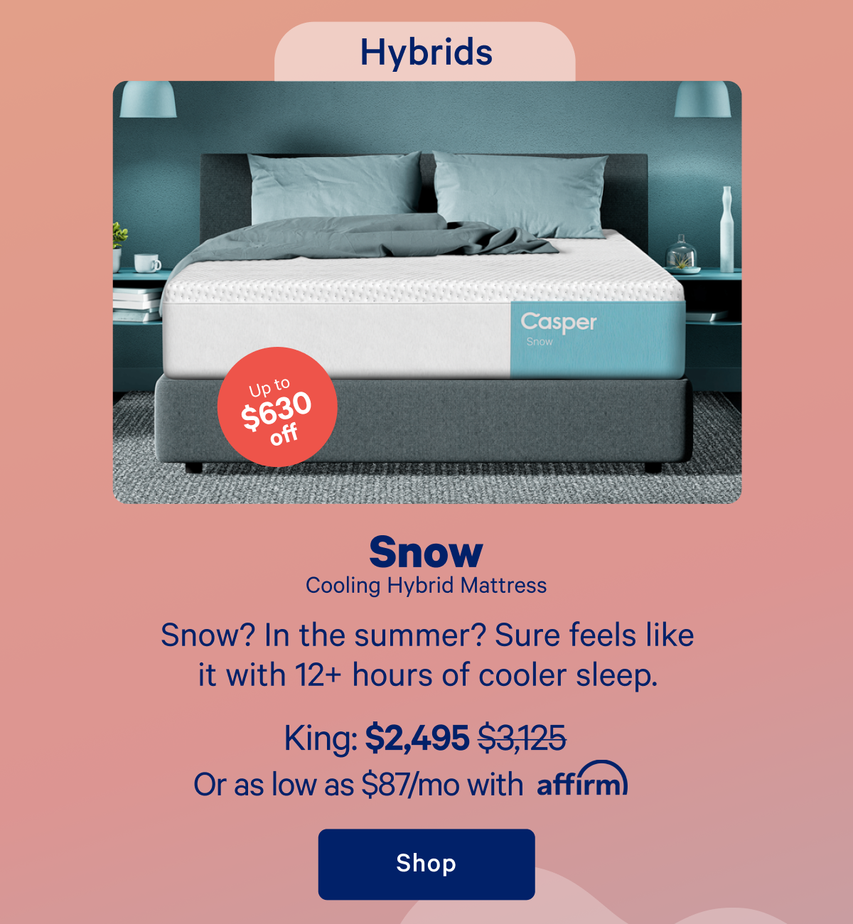 Snow Cooling Hybrid Mattress >> Shop >>