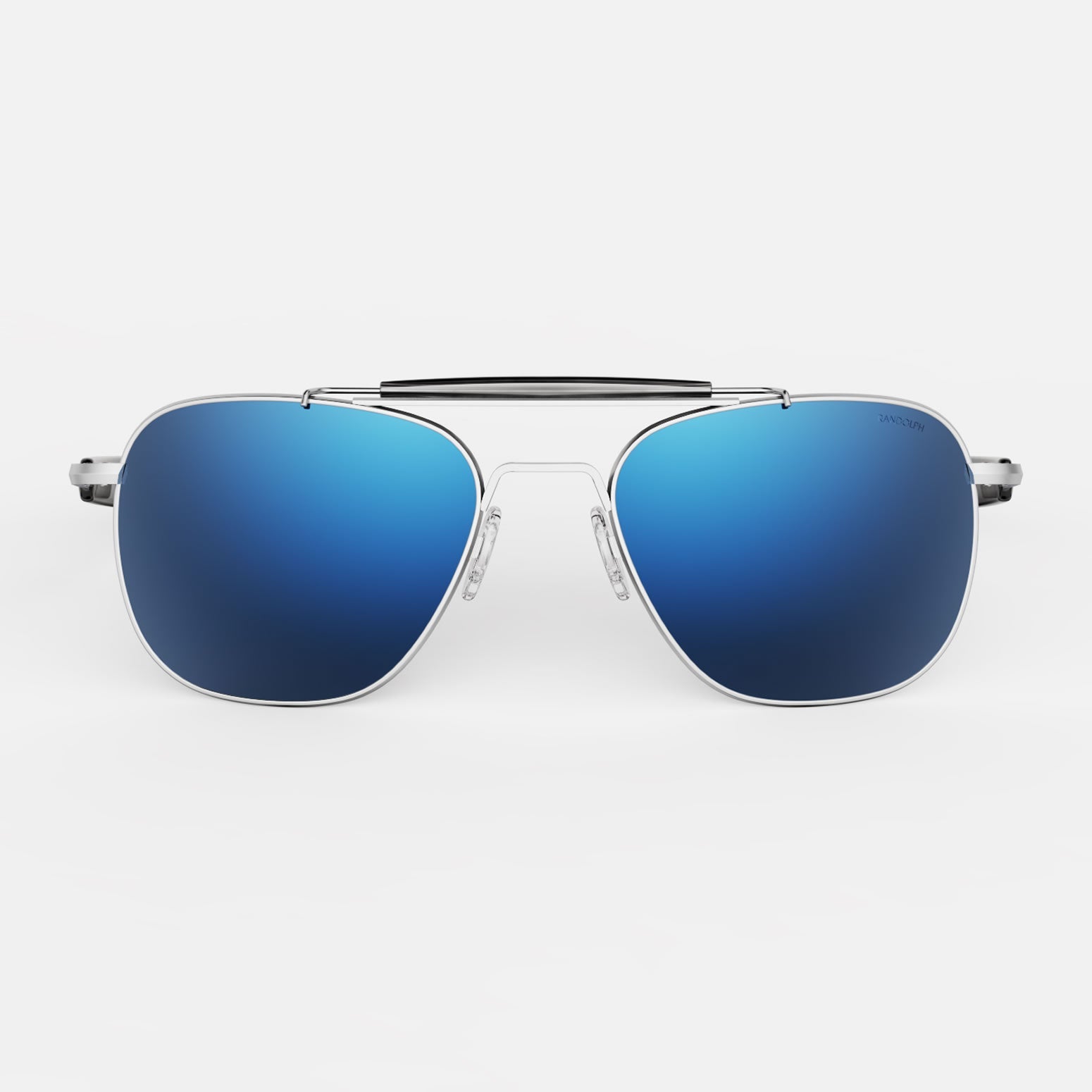 Image of Aviator II - Matte Chrome & Atlantic Blue