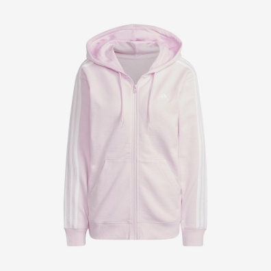 adidas 3 Stripe Zip Track Hoodie Womens