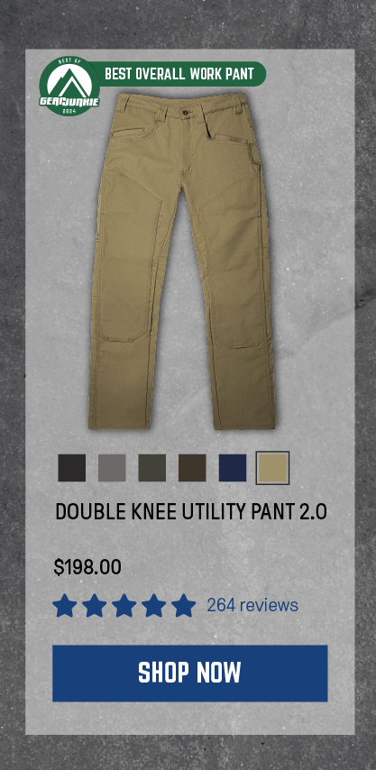 Double Knee Utility Pant 2.0