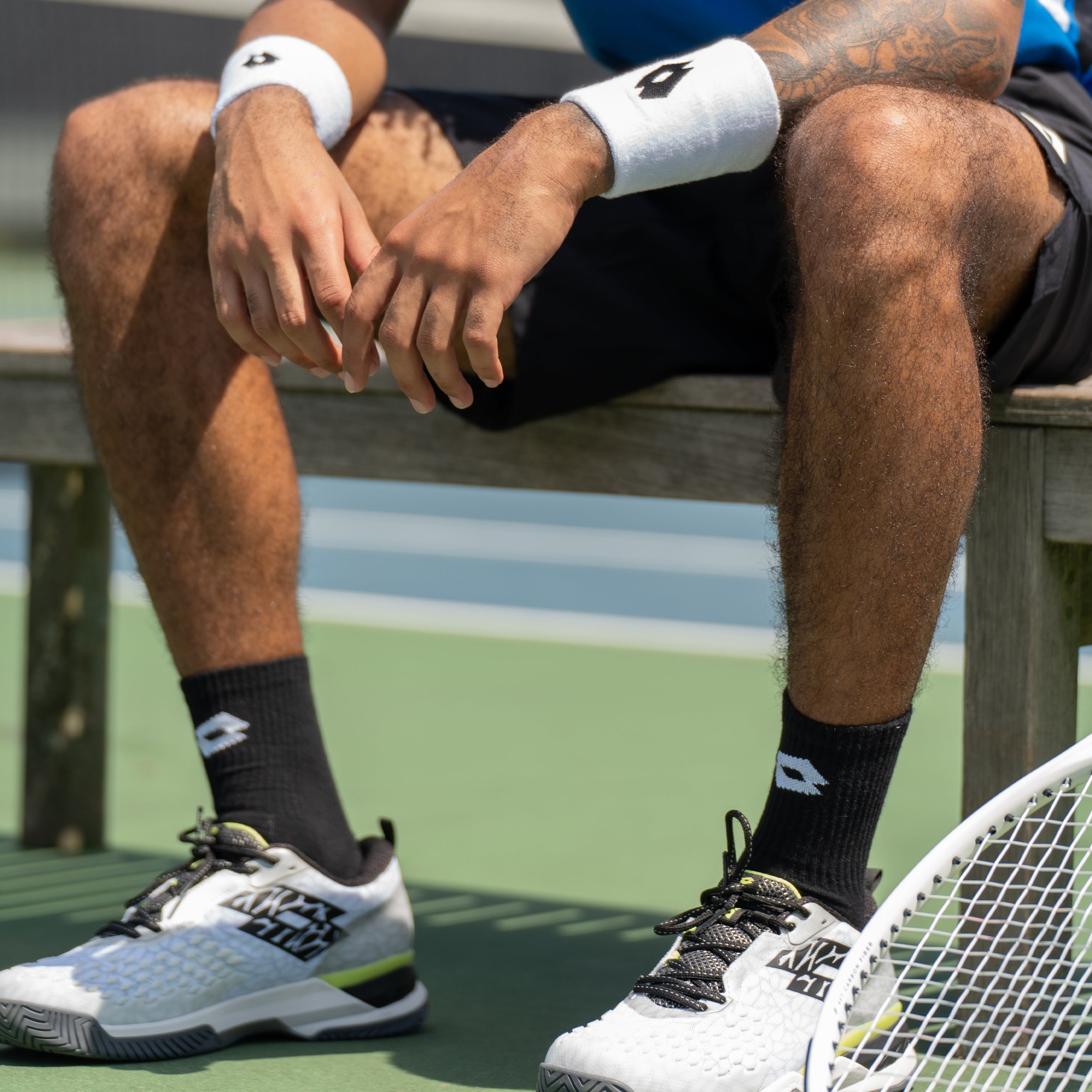 Image of Men's Black Tennis Sock